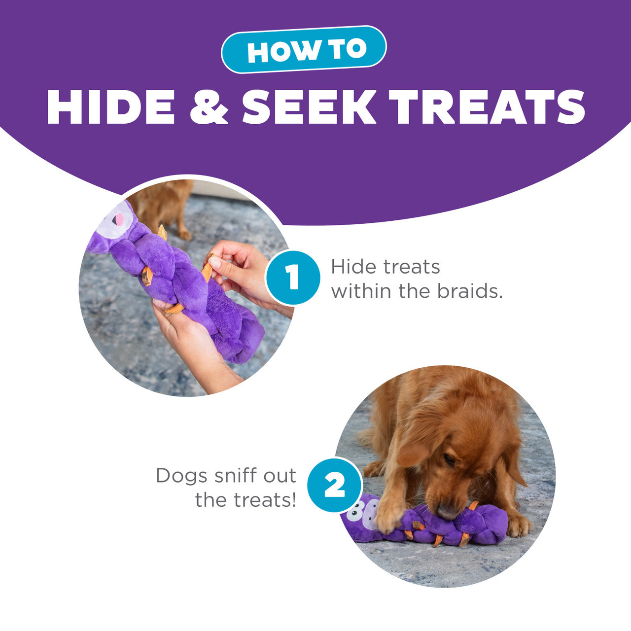 Nina Ottosson by Outward Hound Twistiez Interactive Plush Dog