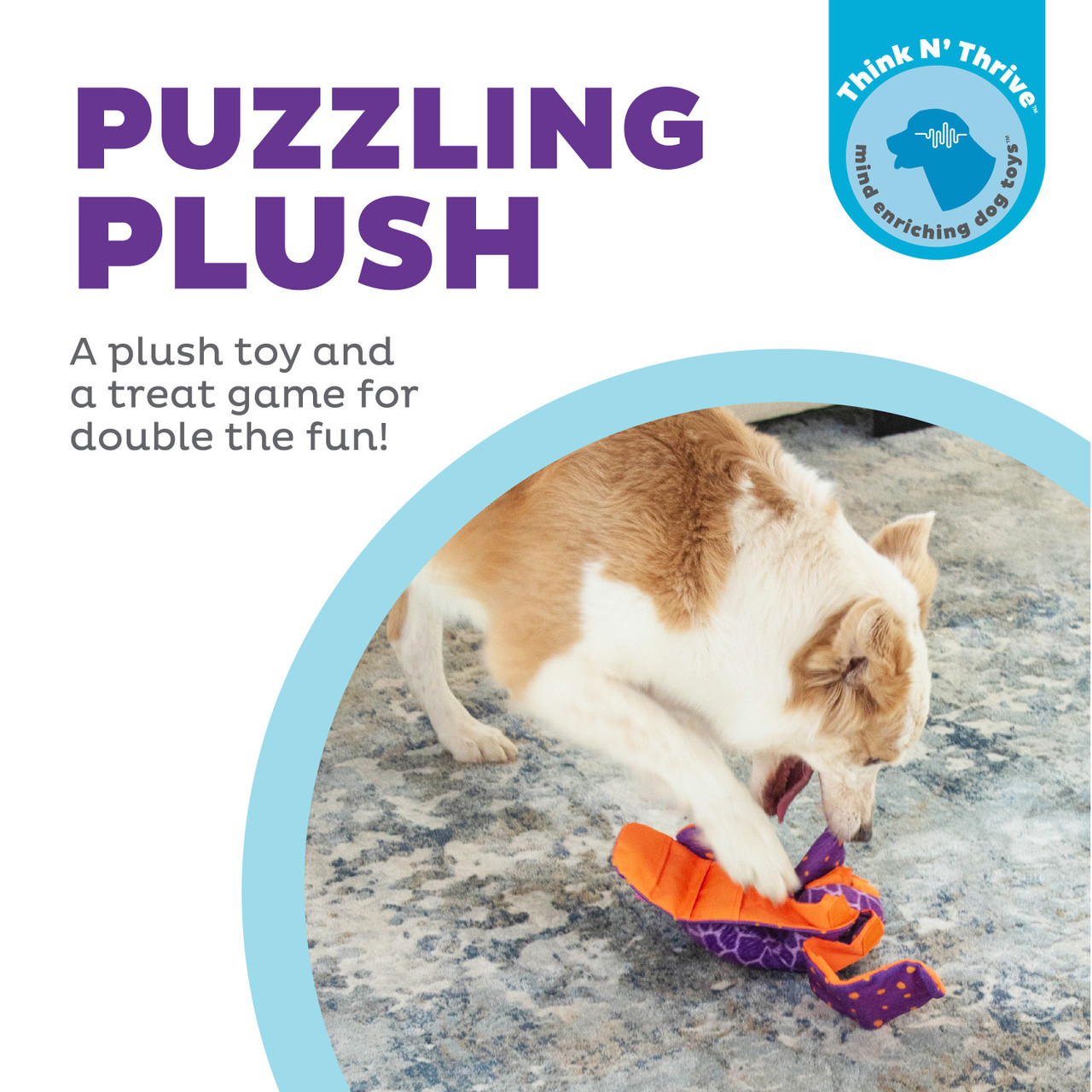 Nina Ottosson by Outward Hound Silly Legz Interactive Plush Dog