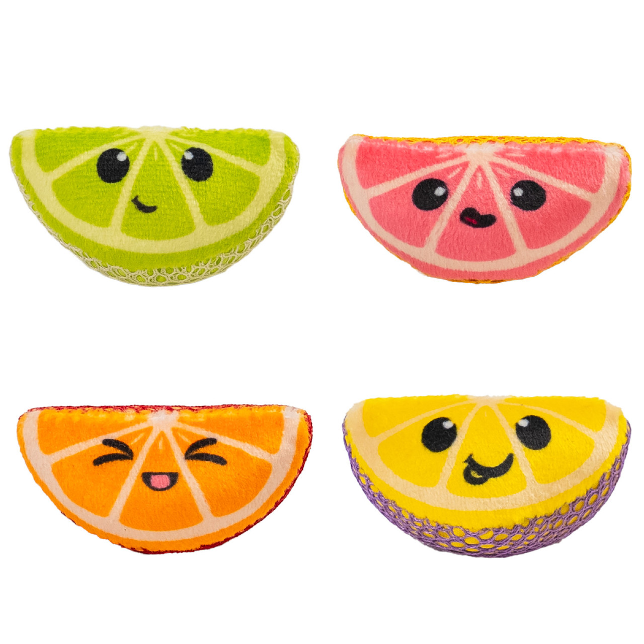 Fruit Wedges 4Pk Mlt - Outward Hound