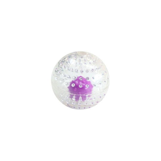 Nubbiez Treat and Squeak Dog Ball, Purple, Large