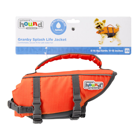 Granby Splash Dog Life Jacket with Neck Support