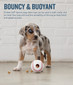 Orbee-Tuff Baseball Treat-Dispensing Dog Chew Toy, White
