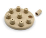 Dog Smart Composite Interactive Treat Puzzle Dog Toy, Tan