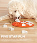 Dog Smart Interactive Treat Puzzle Dog Toy, Orange