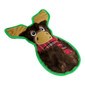Invincibles Moose Plush Dog Toy, Brown, Medium