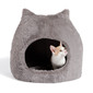 Meow Hut Fur Cat Bed, 20x20