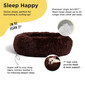 The Original Calming Donut Shag Cat & Dog Bed