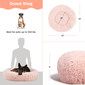 The Original Calming Donut Shag Cat & Dog Bed