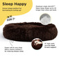The Original Calming Donut Shag Cat & Dog Bed