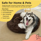 2 Piece Bundle: Donut Lux Bed, Throw Blanket Cat & Dog Bundle Set, 45x45