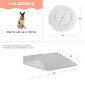 2 Piece Bundle: Donut Lux Bed, Throw Blanket Cat & Dog Bundle Set, 45x45