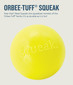 Orbee-Tuff Squeak Ball Dog Toy, Yellow