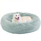 The Original Calming Shag Donut Dog Bed, Sage, 36X36