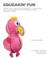 Xtreme Seamz Flamingo Dog Toy, Pink, Medium