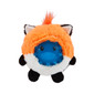 Unbelieva-Ball Fox Plush Toy Light up Dog Ball, Orange