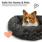 The Original Calming Lux Donut Dog Bed, Mink, 30X30