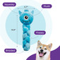 Twistiez Monster Plush Dog Treat Puzzle, Blue