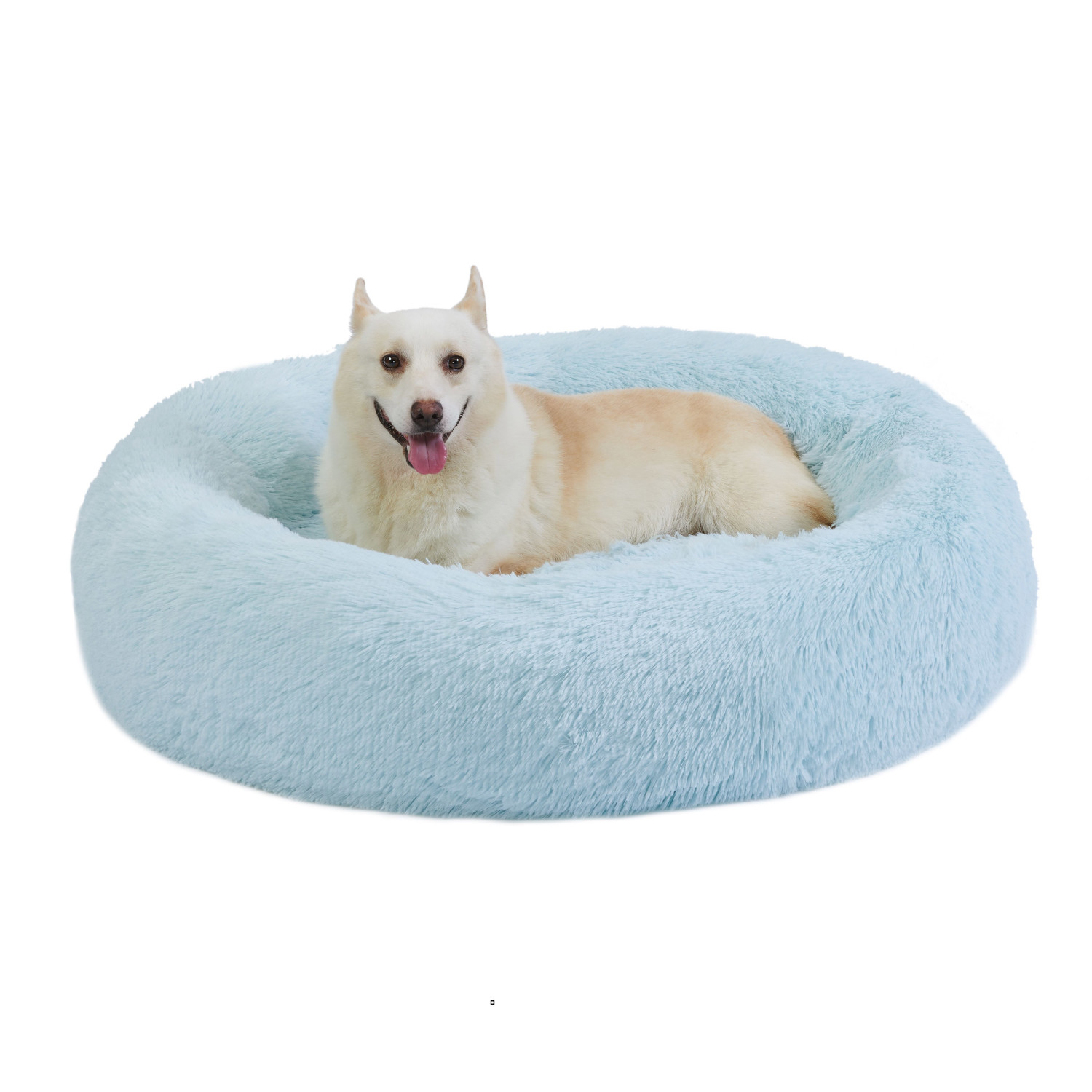 Best Friends by Sheri The Original Calming Shag Donut Dog Bed