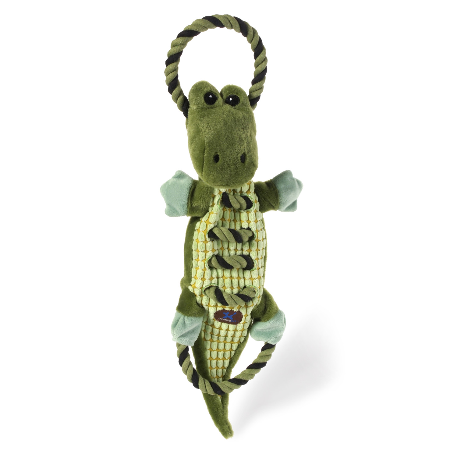 Product image for Ropes-A-Go-Go Interactive Plush Dog Tug Toy