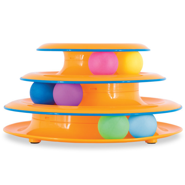Product image for Tower of Tracks Cat Toy, Multi
