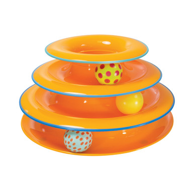 Product image for Tower of Tracks Cat Toy, Multi