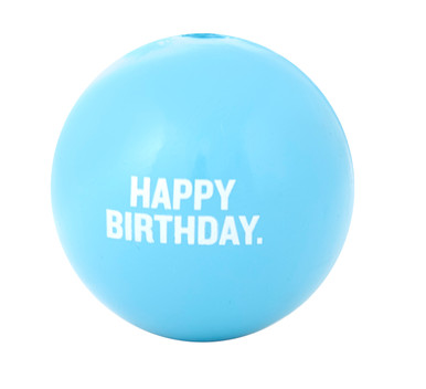 Product image for Orbee-Tuff Happy Birthday Ball Treat-Dispensing Dog Toy, Blue