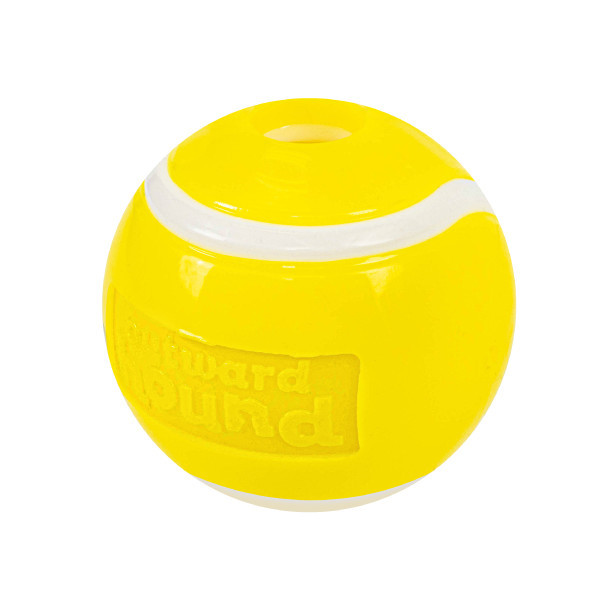 Product image for Orbee-Tuff Tennis Ball Treat-Dispensing Dog Chew Toy, Yellow