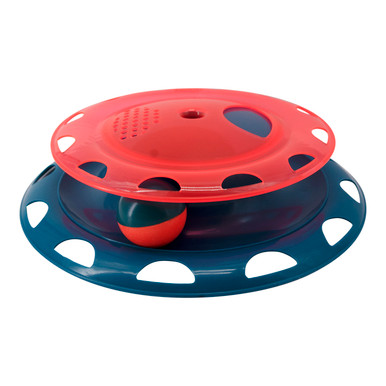 Product image for Catnip Chase Track Cat Toy, Red