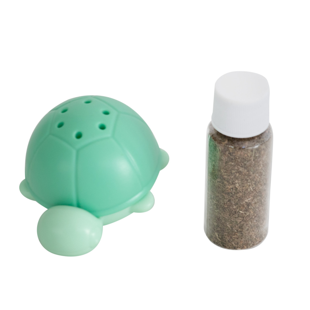 Product image for Wobble Turtle Catnip Diffuser Cat Toy, Green