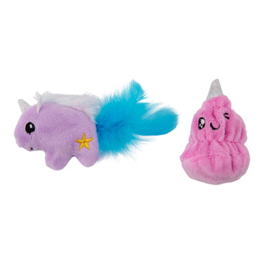 Product image for Unicorn & Poo Catnip Cat Toys, Multi, XS