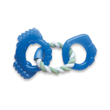 Product image for Orka Dentalinks Puppy Chew Toy, Blue