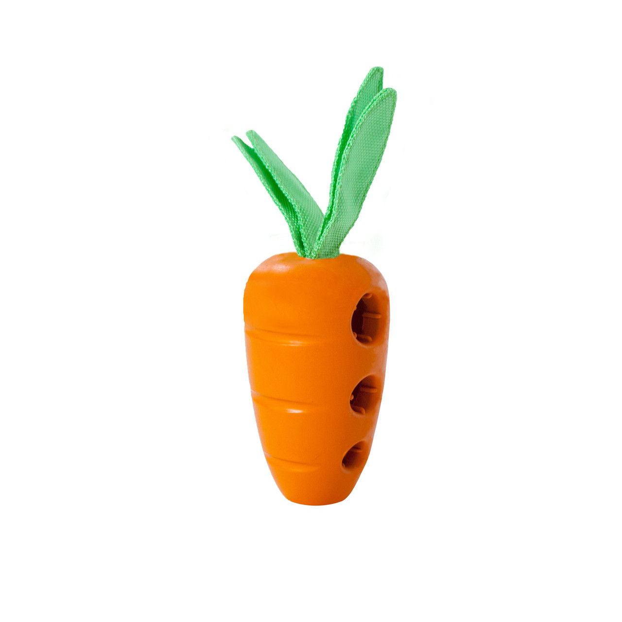 Product image for Carrot Stuffer Treat-Dispensing Interactive Dog Toy, Orange