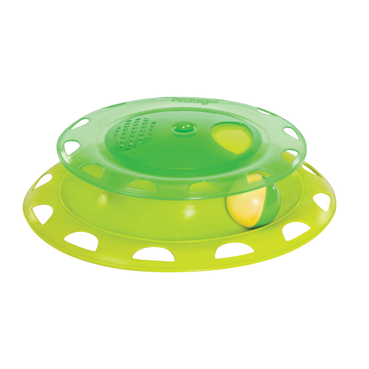 Product image for Catnip Chase Track Cat Toy, Green