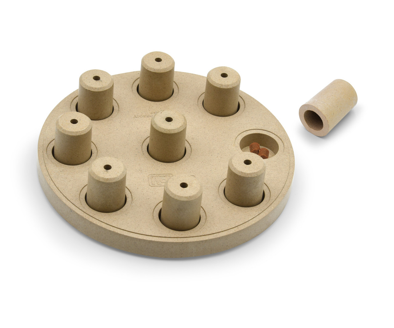 Product image for Dog Smart Composite Interactive Treat Puzzle Dog Toy, Tan