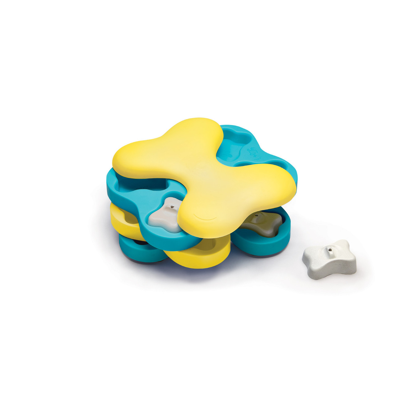 Product image for Dog Tornado Interactive Treat Puzzle Dog Toy, Blue