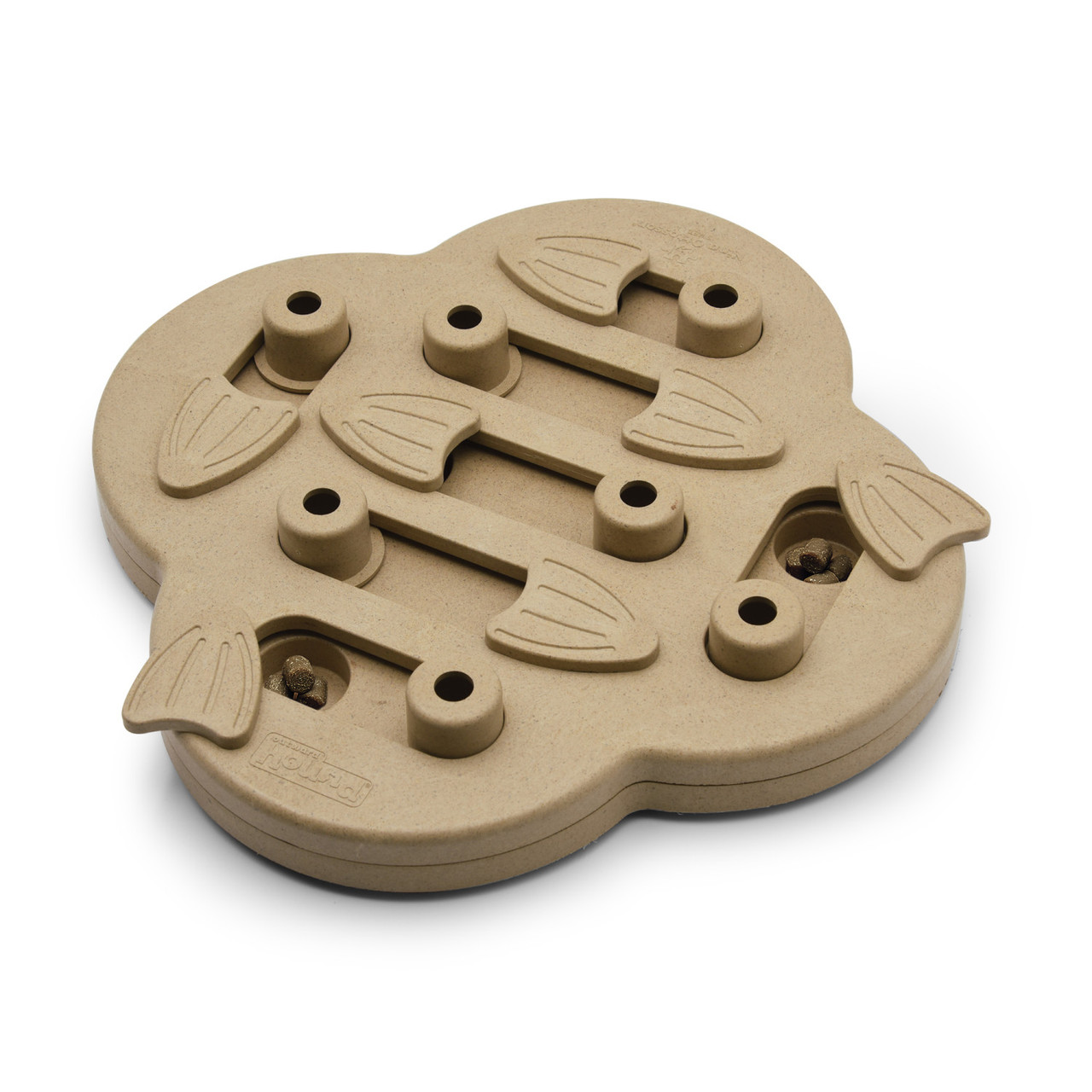 Product image for Dog Hide N' Slide Interactive Treat Puzzle Dog Toy, Tan