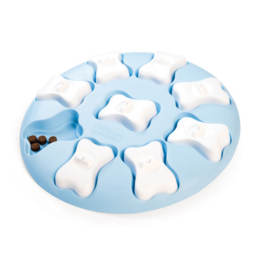 Product image for Puppy Smart Interactive Treat Puzzle Dog Toy, Blue