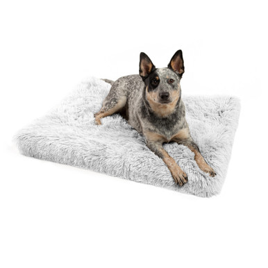 Product image for Orthopedic Ilan Floor Nap Mat Dog Bed, Frost, 27X36