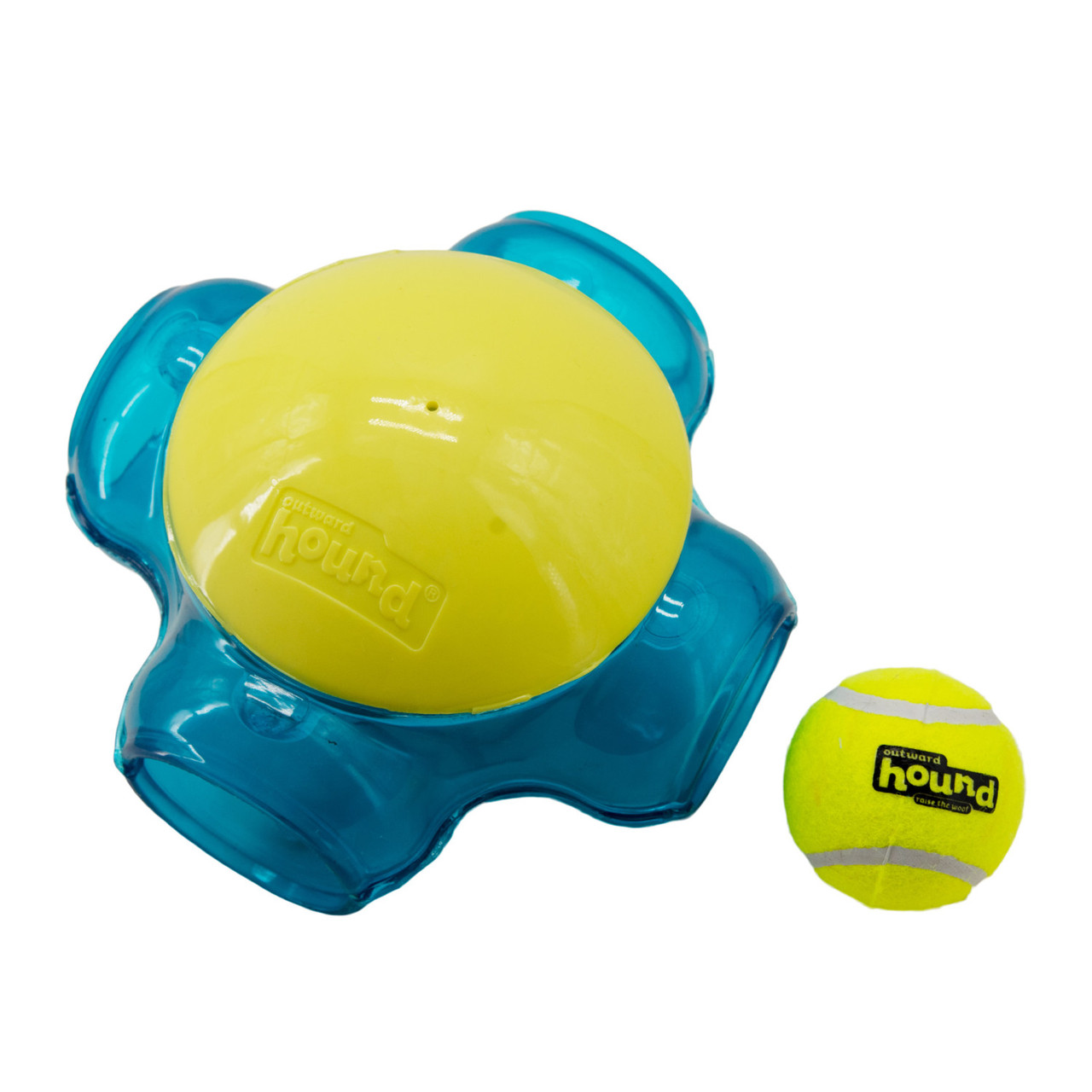 Product image for Tennis Maze Craze Dog Puzzle Toy, Blue