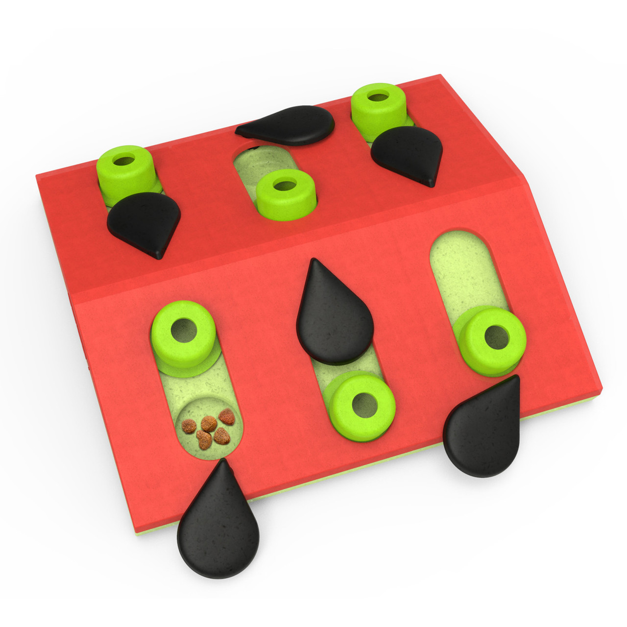 Product image for Melon Madness Puzzle & Play Cat Game, Pink