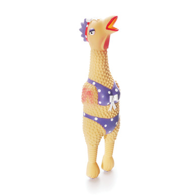 Product image for Squawkers Henrietta Latex Rubber Chicken Interactive Dog Toy