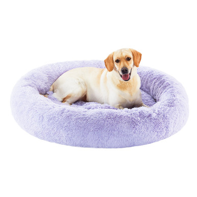Best Friends by Sheri The Original Calming Shag Donut Dog Bed