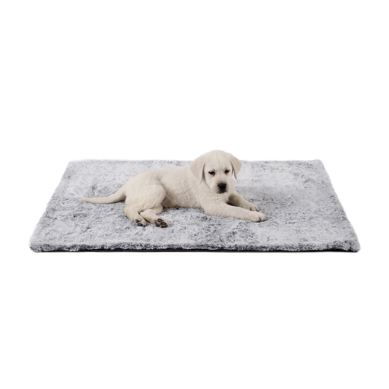 Product image for SnuggleSoft Faux Fur Pet Blanket, Grey, 30X40