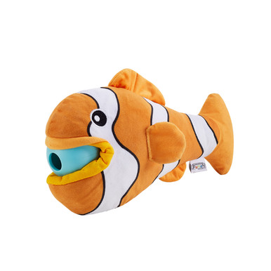 Nina Ottosson by Outward Hound Big Mouthz Clownfish, Orange, One-Size