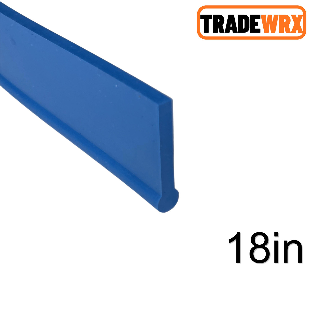 TRADEWRX Blue Squeegee Rubber 10pk | Replacement Blades
