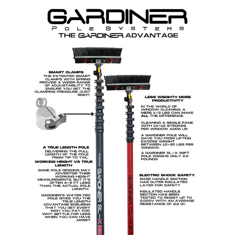Gardiner CLX 27ft Carbon Composite Pole
