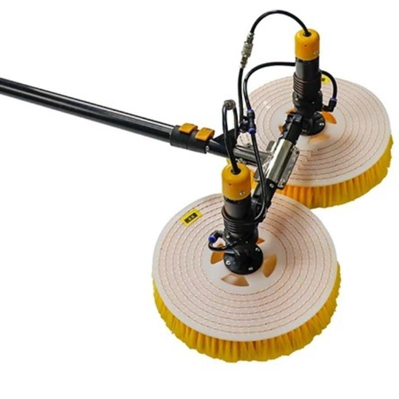 Double Brush 25in Wide 24v Electric Cleaning Kit - J Racenstein