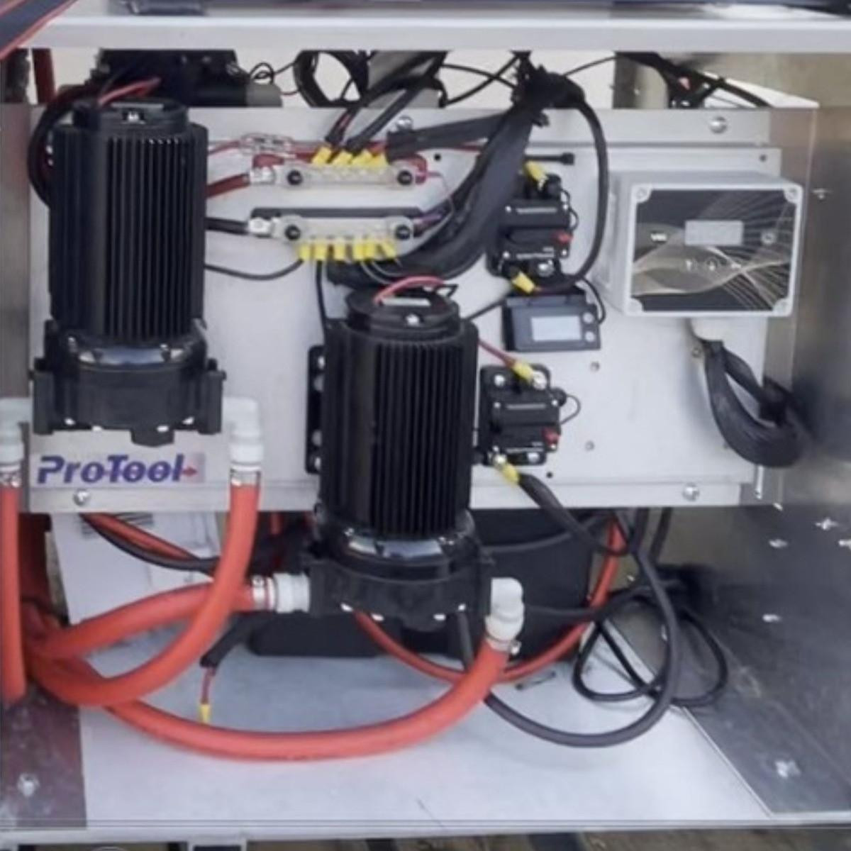 ProTool Solar RODI Skid + 32in Rotary Brush Water Kit