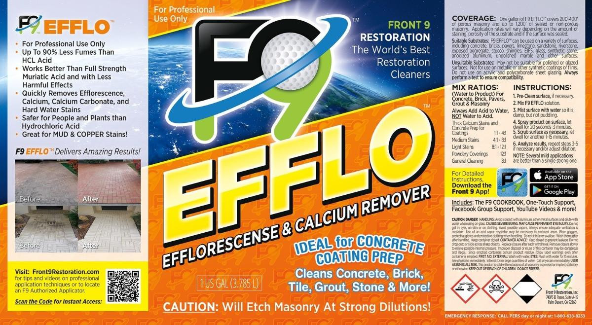F9 Efflorescence Remover - Muriatic Acid Alternative