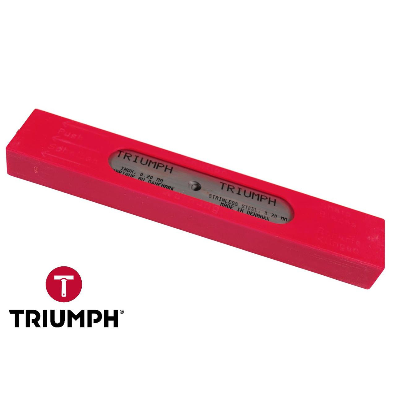 Triumph Stainless Steel 6in Scraper Blades 0.20mm (25 Pack)